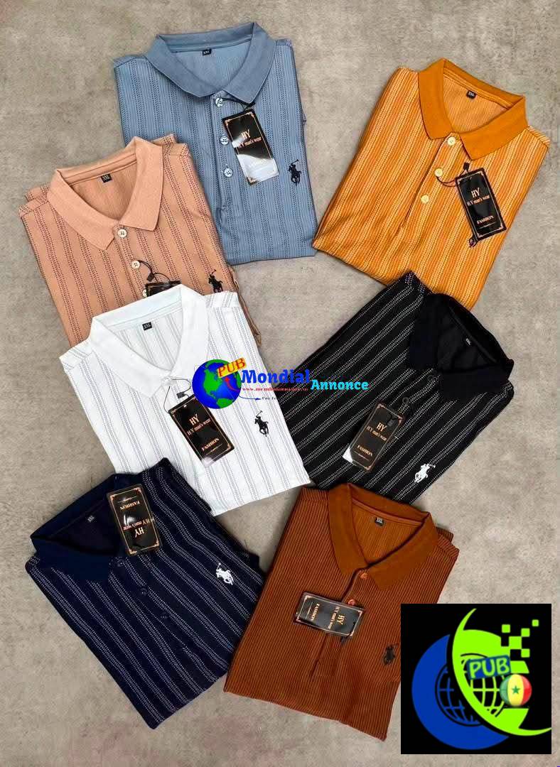 Polos Homme de Qualité disponibles à partir de 7 000 F CFA / Unité