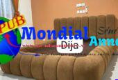 Vente : Lit 3 Places avec 2 Commodes (Couleur au Choix) à Dakar