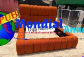 Vente : Lit 3 Places avec 2 Commodes (Couleur au Choix) à Dakar