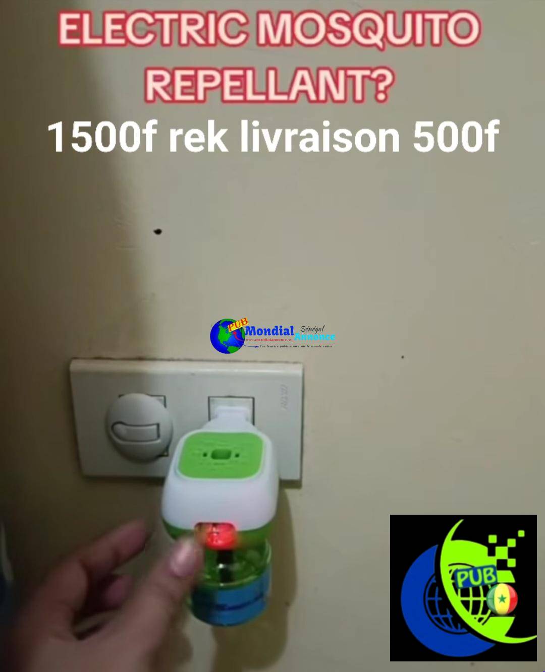 Vente : Diffuseur Anti-Moustique Pratique à Dakar. Prix : 1 500 F CFA