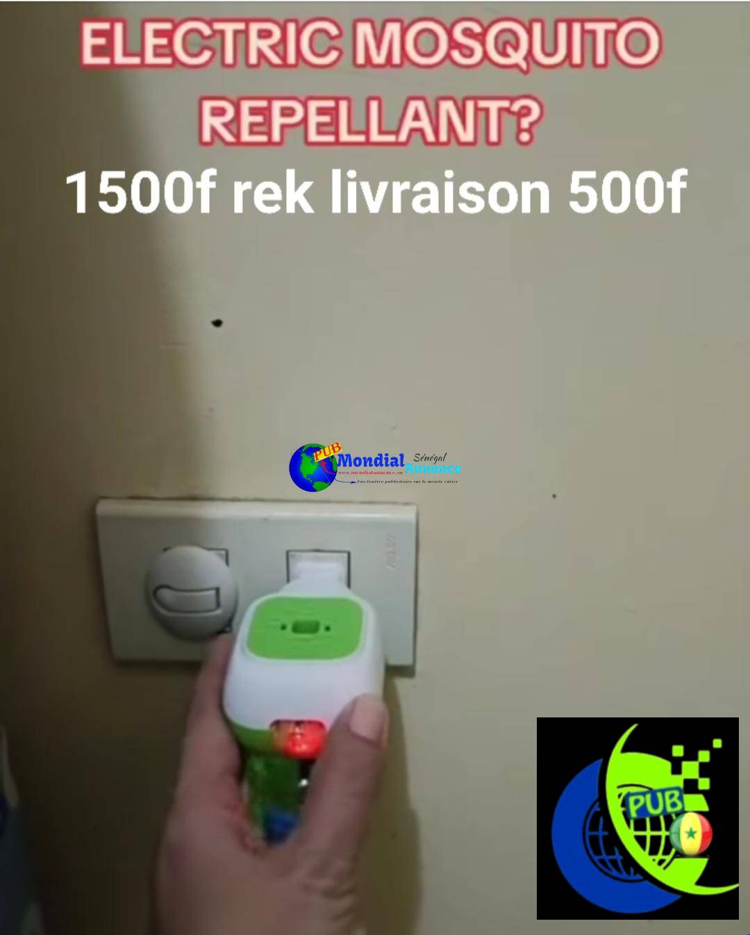 Vente : Diffuseur Anti-Moustique Pratique à Dakar. Prix : 1 500 F CFA
