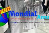 Ensemble T-shirt et Short de Sport disponible à Dakar. Tél : 782085927