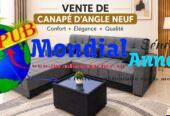 À vendre : Canapé d’Angle Neuf avec Table Basse. Prix : 125 000 F CFA
