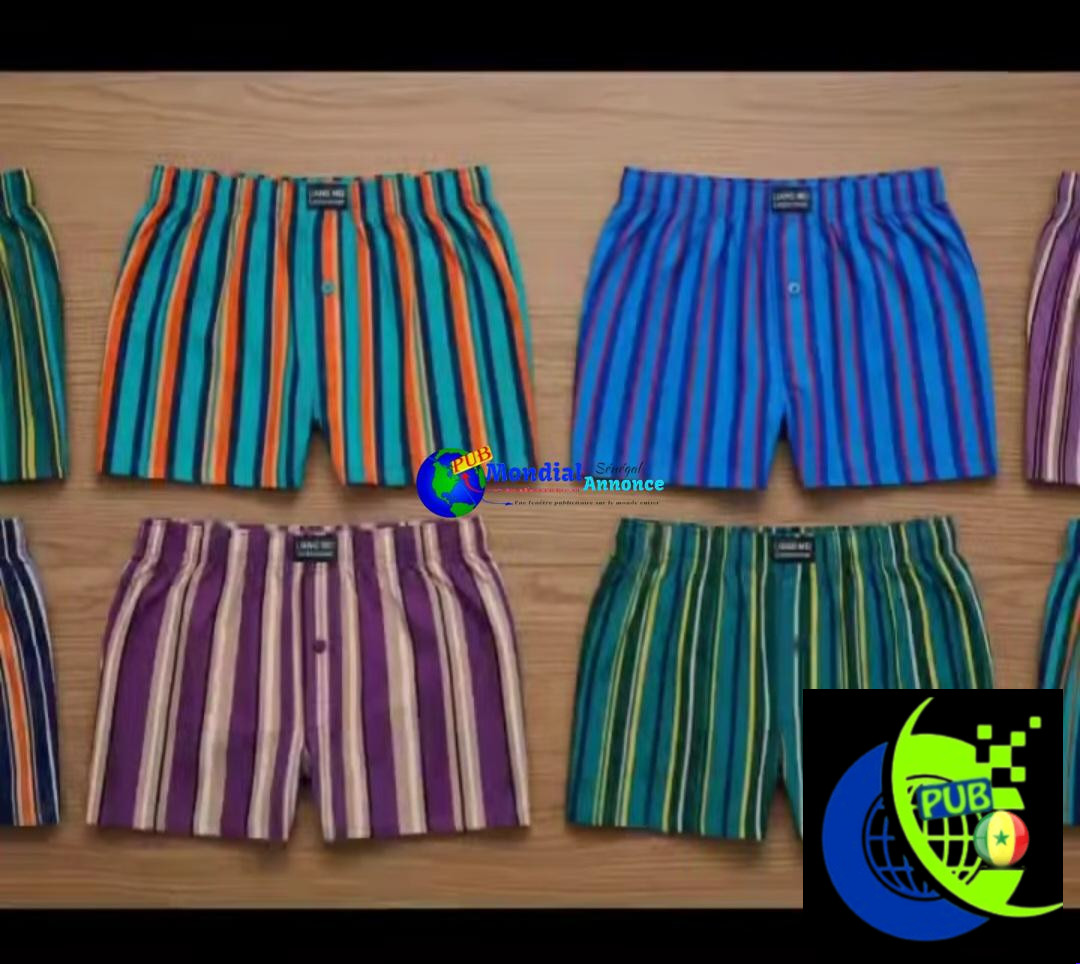 Caleçons Homme en Coton dispo dès 6 000 F CFA (La Demi-Douzaine)