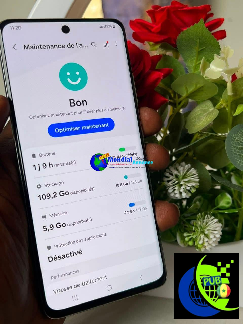 Samsung S21 Ultra 5G (128GB / 12GB RAM) à vendre pour 140 000 F CFA