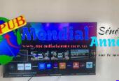 Smart TV Hisense 58″ UHD 4K (Reconnaissance Vocale & VIDAA) disponible pour 220 000 F CFA