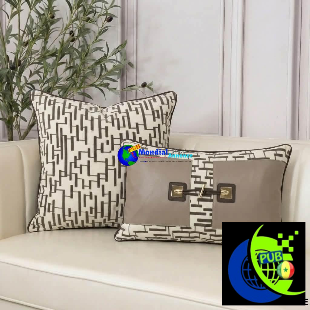 Coussins Décoratifs Doux au Design Moderne disponibles. Watshap : 773391380