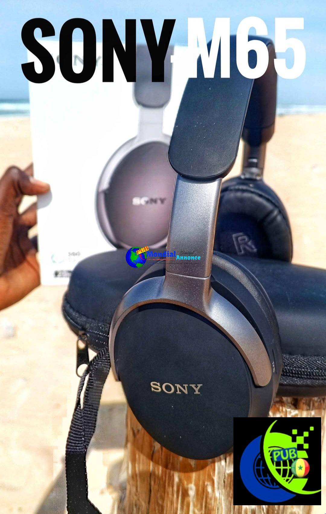 Casque Bluetooth SONY M65 + Sacoche Offerte à Dakar. Prix : 10 000 F CFA