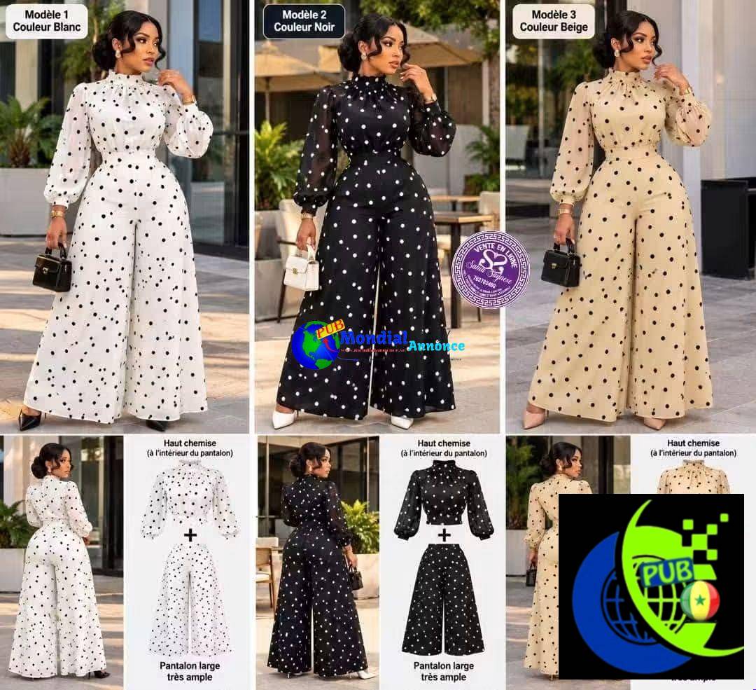 Tenues Complètes Élégantes de qualités pour Femmes à Dakar. Tél : 763783468