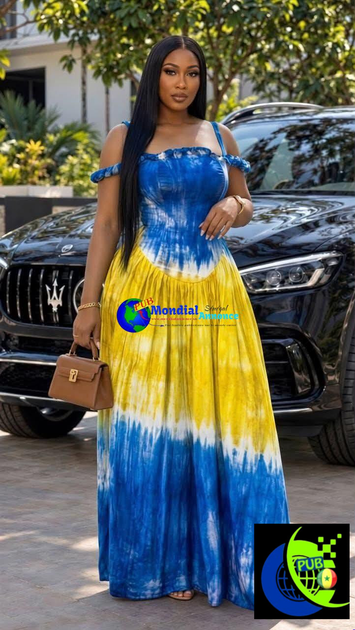 Robes Longues Douces & Élégantes dispo à Dakar. Whatsapp : 782411028