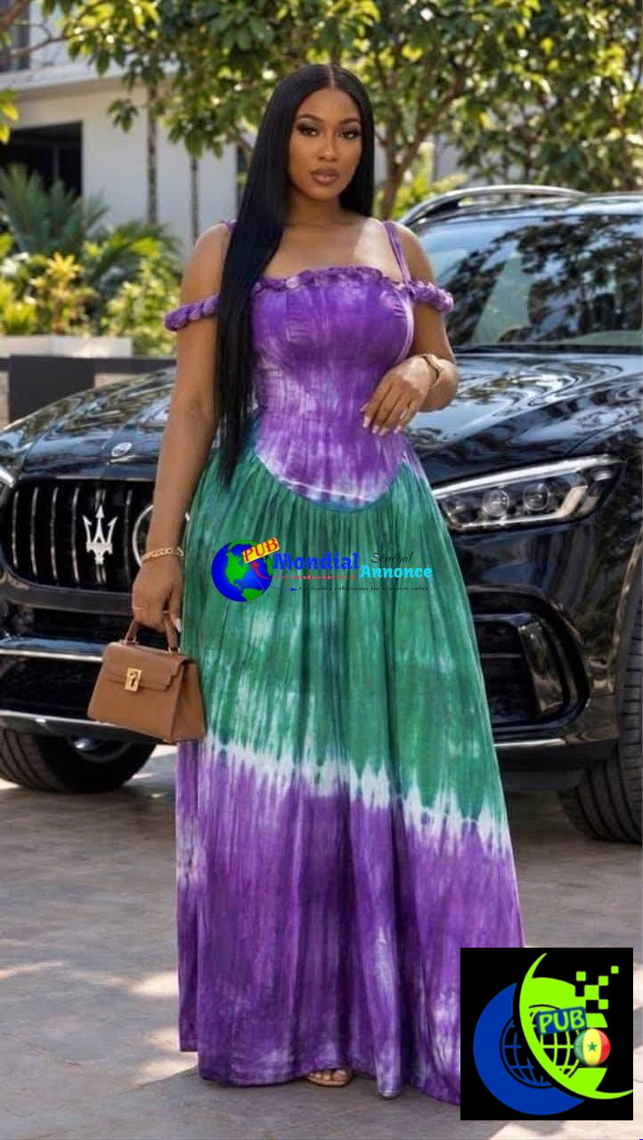 Robes Longues Douces & Élégantes dispo à Dakar. Whatsapp : 782411028