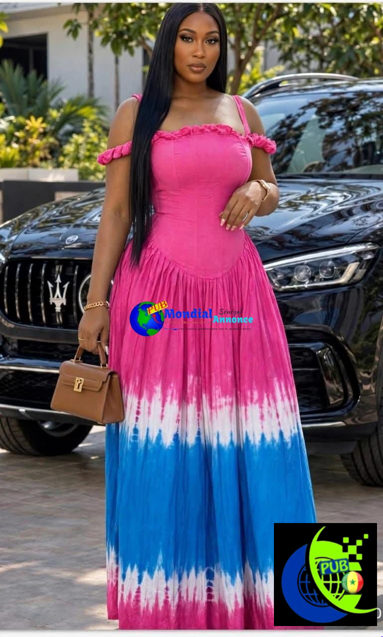 Robes Longues Douces & Élégantes dispo à Dakar. Whatsapp : 782411028