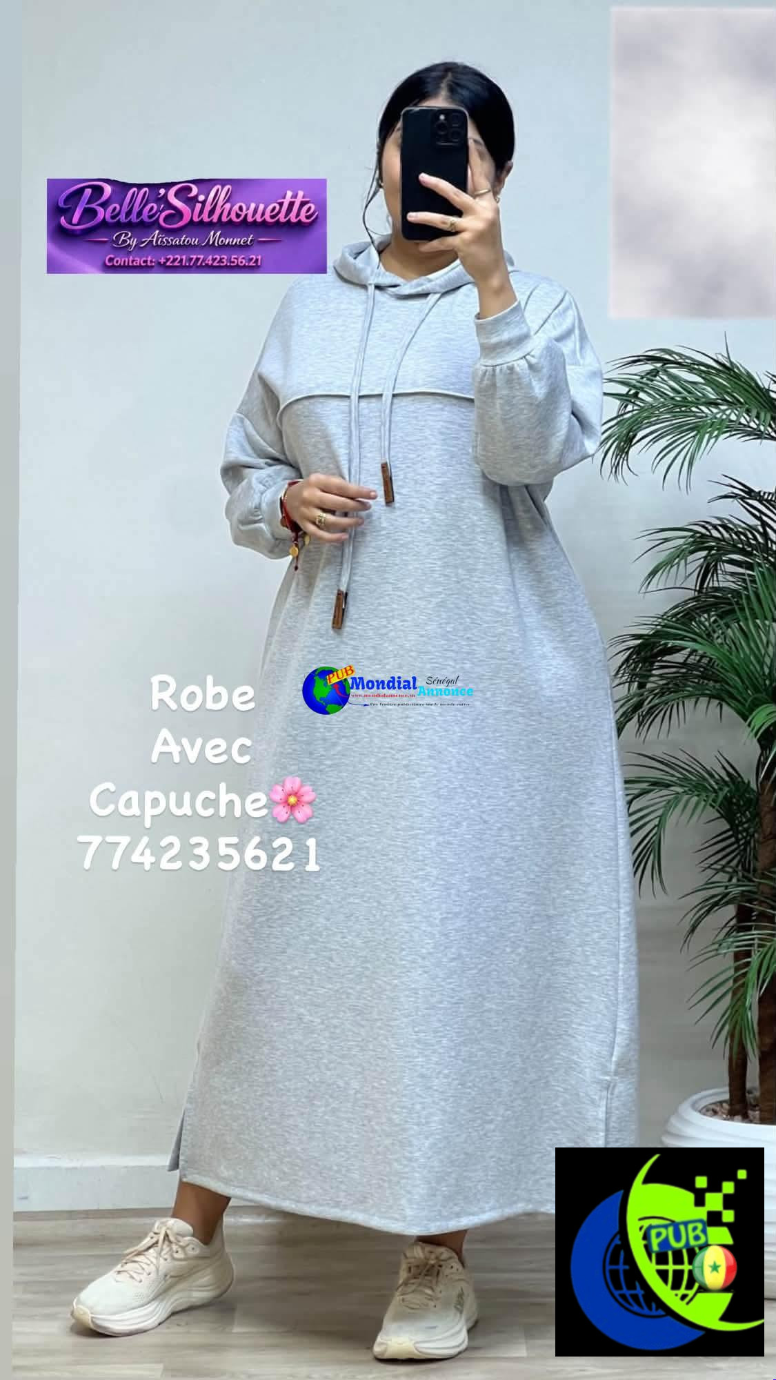 Robes avec Capuche de Haute Qualité disponibles. Tél : 774235621