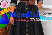 Vente : Robes en Jean Très Chic & Classe. Contact : 774235621.