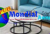 Tables Basses 2 Pièces (Verre / Effet Marbre) disponibles à 20 000 F CFA