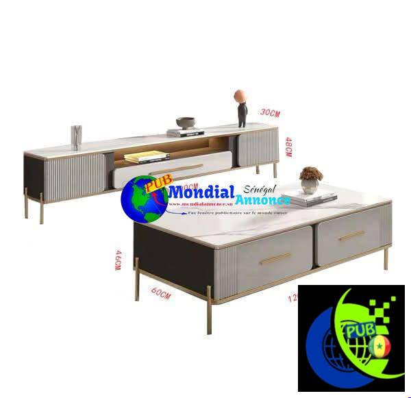 Ensemble Meuble TV & Table Basse à vendre à 65 000 F CFA