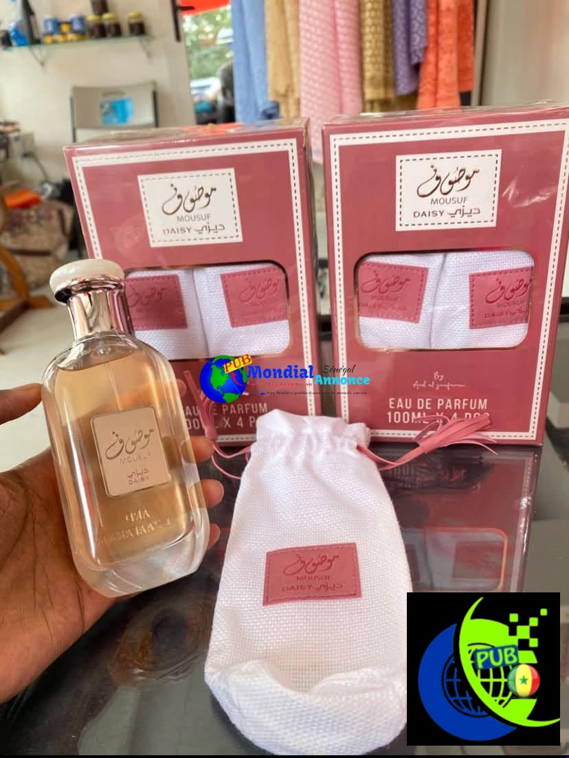 🌸 Parfum Mousuf Daisy à 10 000 FCFA – Livraison gratuite !
