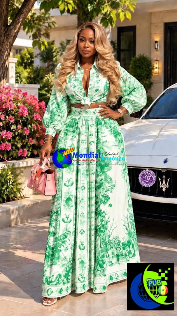 Ensemble jupe original pour femme – Nouvelle collection 2026 à 13 000 F CFA