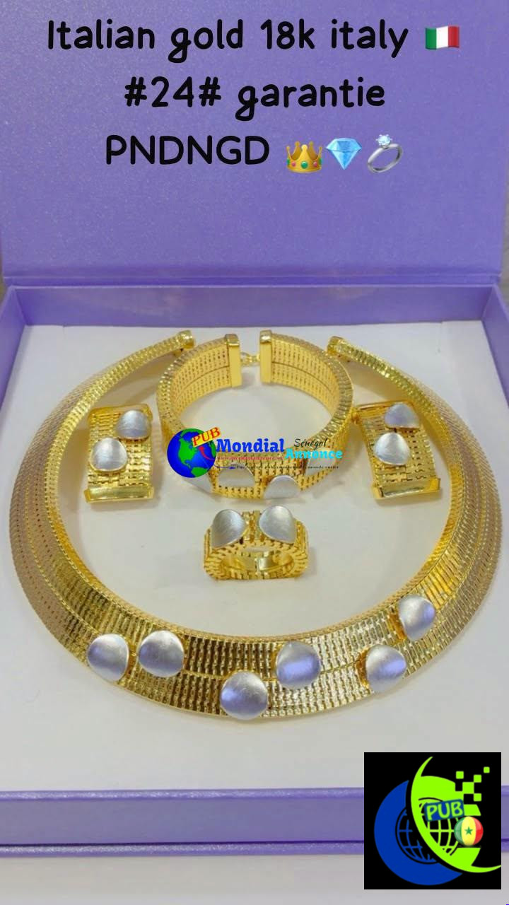 Nouvel arrivage de bijoux italiens à 20 000 FCFA chez FASANA BUSINESS – Livraison partout au Sénégal