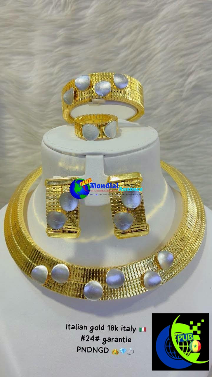 Nouvel arrivage de bijoux italiens à 20 000 FCFA chez FASANA BUSINESS – Livraison partout au Sénégal