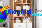 Rangement en bois disponible à 55 000 FCFA
