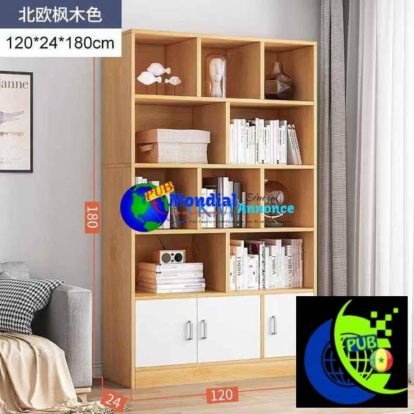 Rangement en bois disponible à 55 000 FCFA