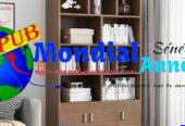 Rangement en bois disponible à 55 000 FCFA