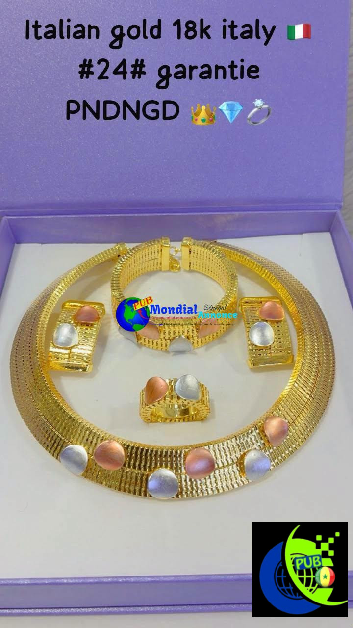 Nouvel arrivage de bijoux italiens à 20 000 FCFA chez FASANA BUSINESS – Livraison partout au Sénégal