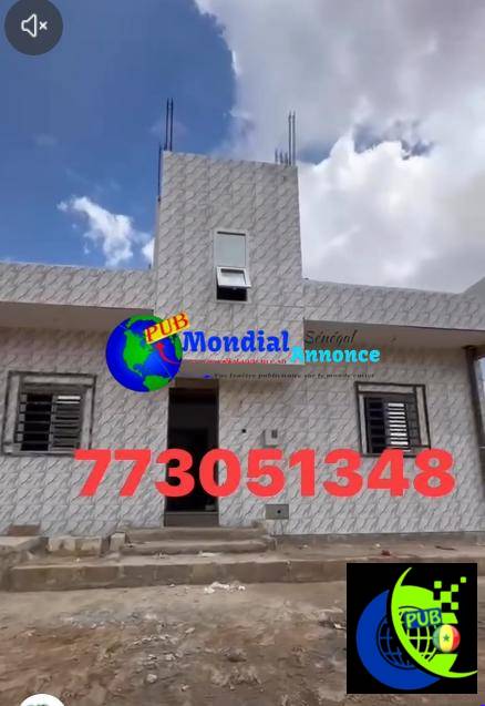 Villa à vendre à Tivaouane Peulh, croisement APIX – 150 m²